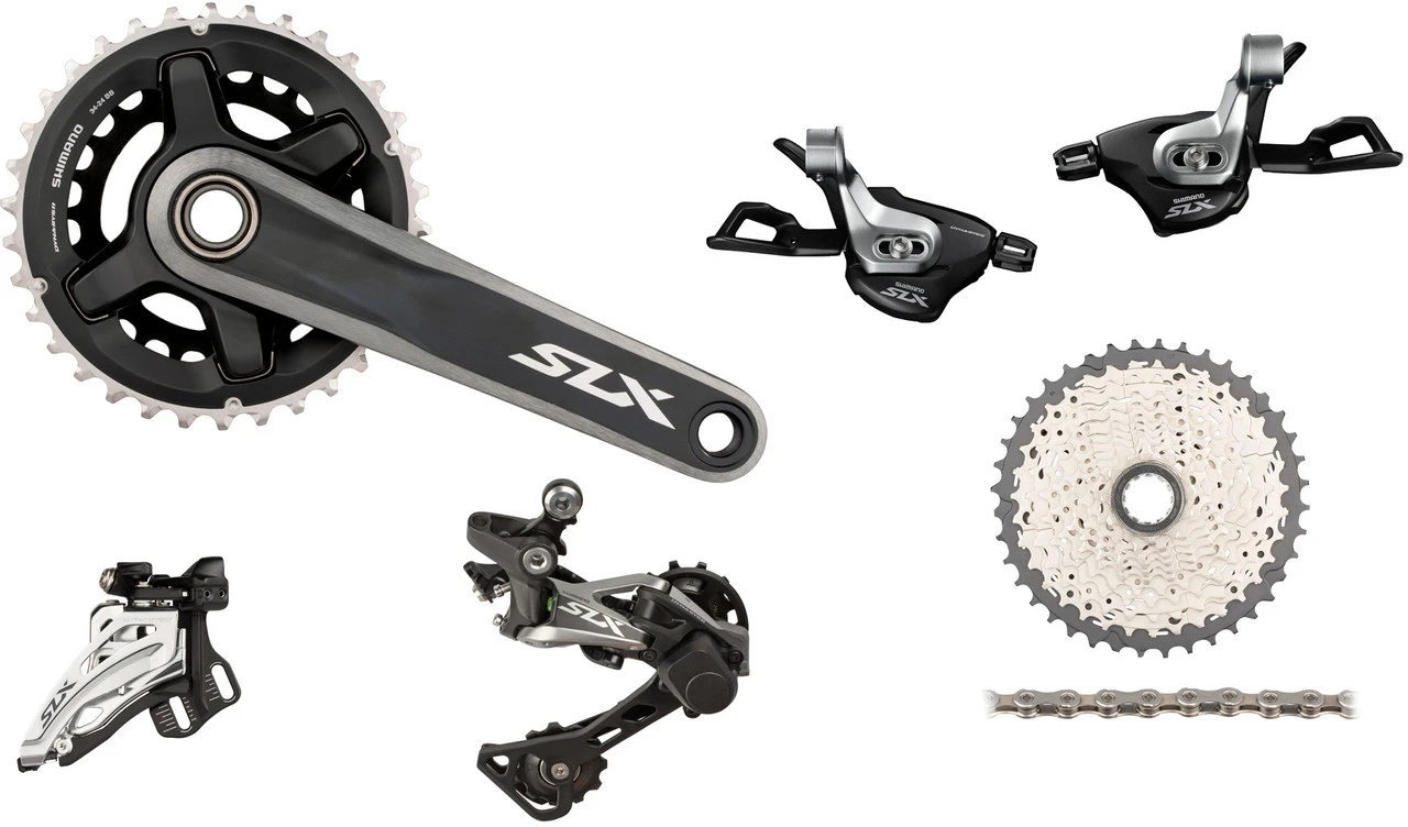 Shimano SLX M7000 Gruppe 2x11 24-34 1 Shimano SLX M7000 Gruppe 2x11 24-34