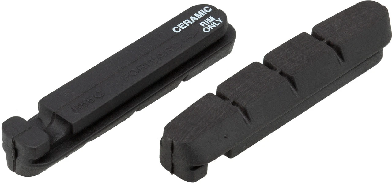 Shimano Bremsgummis R55C Dura-Ace, Ultegra, 105 Für Keramikfelgen - 2 Paar 1 Shimano Bremsgummis R55C Dura-Ace, Ultegra, 105 Für Keramikfelgen - 2 Paar