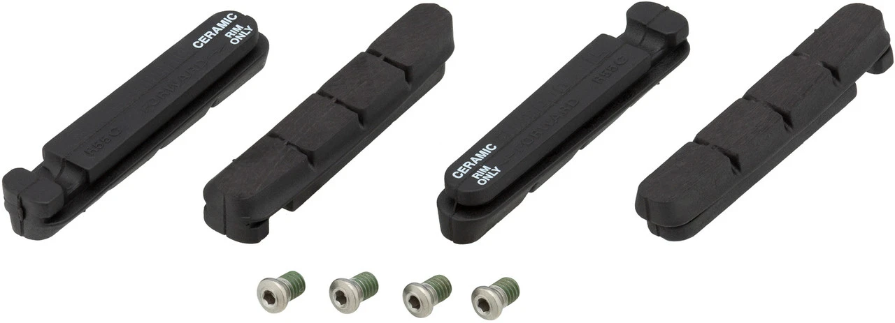 Shimano Bremsgummis R55C Dura-Ace, Ultegra, 105 Für Keramikfelgen - 2 Paar 3 Shimano Bremsgummis R55C Dura-Ace, Ultegra, 105 Für Keramikfelgen - 2 Paar – Bild 3