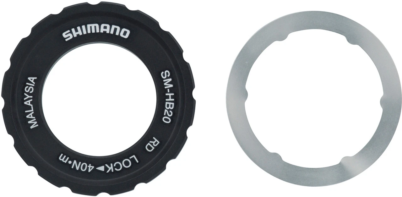 Shimano Verschlussring / Lockring Center Lock SM-HB20 1 Shimano Verschlussring / Lockring Center Lock SM-HB20