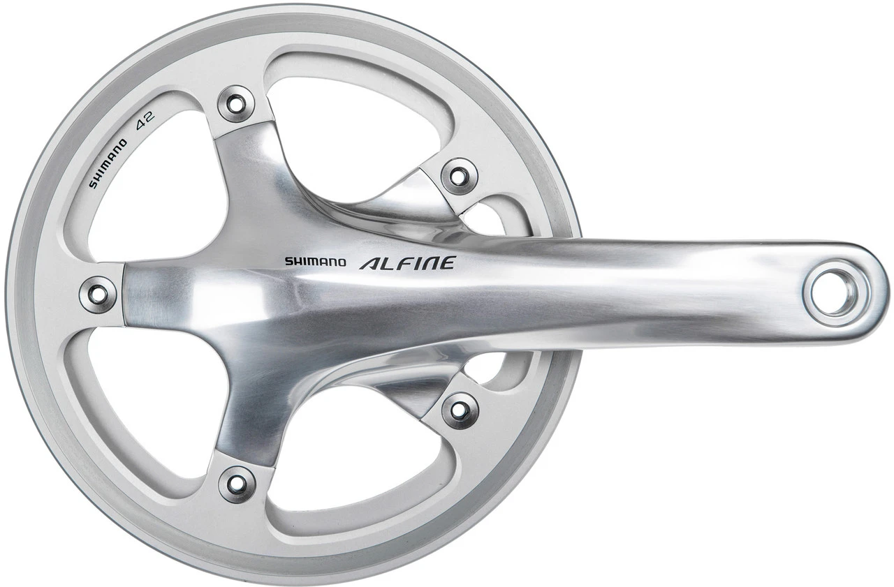 Shimano Alfine Kurbelgarnitur FC-S501 Mit Doppeltem KSR 1 Shimano Alfine Kurbelgarnitur FC-S501 Mit Doppeltem KSR