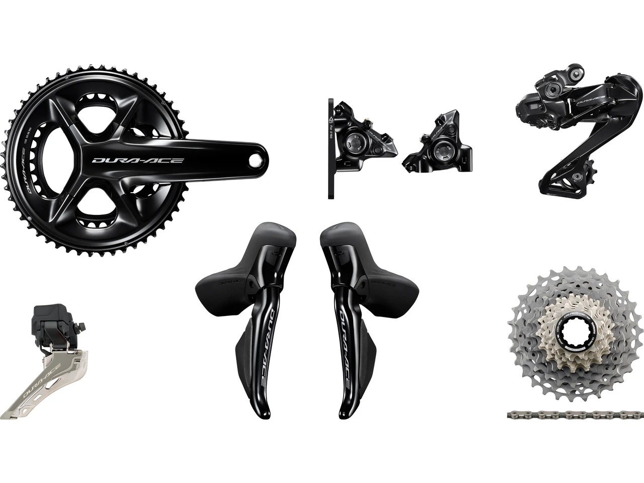 Shimano Dura-Ace Di2 R9250 Gruppe 2x12 36-52 Mit Scheibenbremse 1 Shimano Dura-Ace Di2 R9250 Gruppe 2x12 36-52 Mit Scheibenbremse